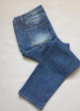 Бомбезные фирменные стрейчевые джинсы декорированные апликацией батал angel of style8 фото