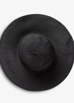 Черная шляпа с широкими полями2 фото