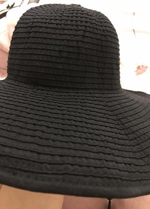 Черная шляпа с широкими полями8 фото