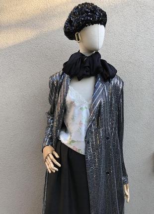 Серебристый,удлинённый жакет,пиджак,блейзер,кардиган,батал,avant premiere,manor.