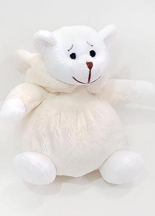 М'яка іграшка zolushka ведмедик буся в костюмі зайчика 16 см