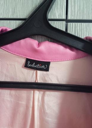 Пиджак розовый с перламутровым отливом secluction  сша3 фото