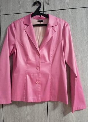 Пиджак розовый с перламутровым отливом secluction  сша5 фото