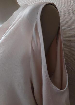 💜🌟💜 чарівна пудрова  блузка з голими плечиками6 фото