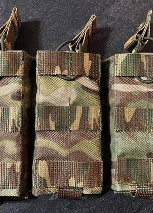 Подсумок для магазина тройной ак cordura мультикам molle multicam