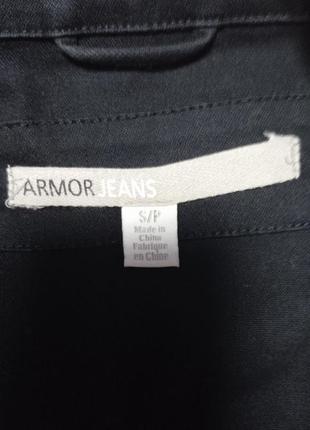 Пиджак черный  amor jeans из джинсовой стрейчевой ткани5 фото