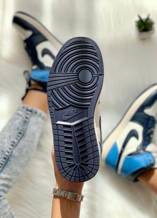 Кросівки nike air jordan 1 high retro blue6 фото