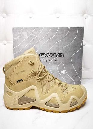 Оригінальні берці lowa zephyr gtx mid tf ws  розмір eu 40 (25.2cм). колір desert/пісочний./пустиня