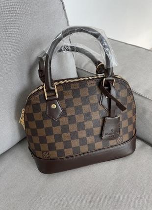 Сумка louis vuitton alma brown