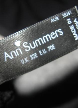 32е 70е/65f ann summers сексуальный сатиновый бюстгальтер пуш ап с кружевом5 фото