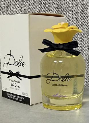 Dolce & gabbana dolce shine 75 мл для женщин (оригинал)