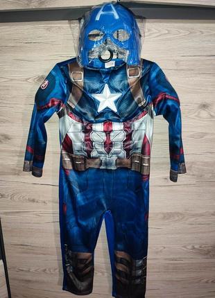 Детский костюм капитан америка на 4-5 лет