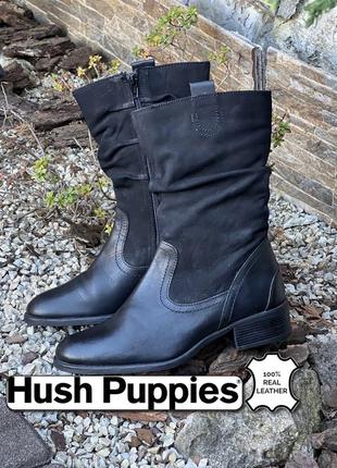 Hush puppies ausa удобные женские сапоги натуральная кожа 39р.оригинал