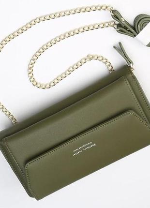 Женская сумка baellerry зеленая