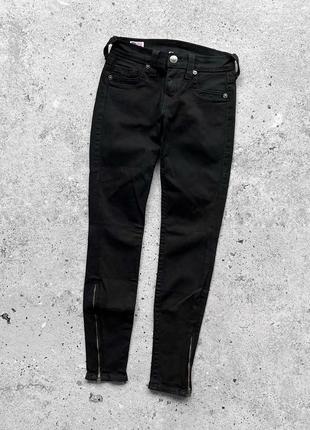 True religion vintage black women’s jeans made in usa джинси