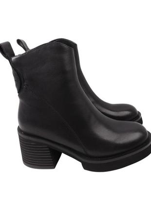 Ботильоны женские angelo vani черные натуральная кожа