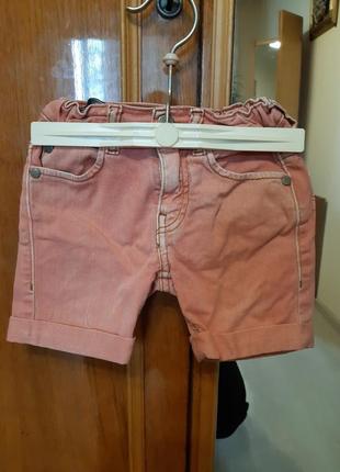 Шорты с эффектом выварки от zara