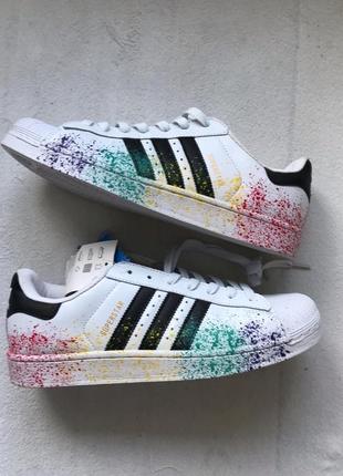 Adidas superstar кроссовки кеды обувь