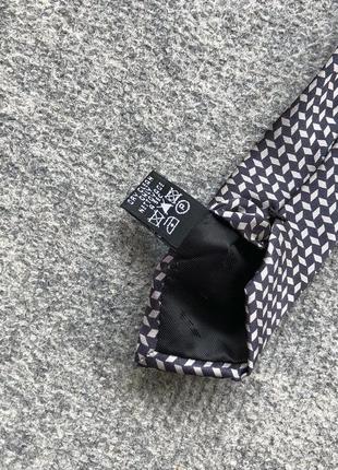 Оригінальний галстук, краватка emporio armani silk tie grey9 фото