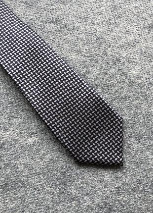 Оригінальний галстук, краватка emporio armani silk tie grey5 фото