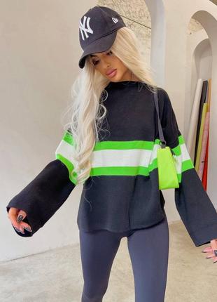 Женский яркий свитер турция