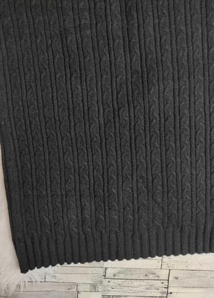 Женский теплый костюм ebelieve вязаный комплект свитер и юбка черный размер s-m 44-468 фото
