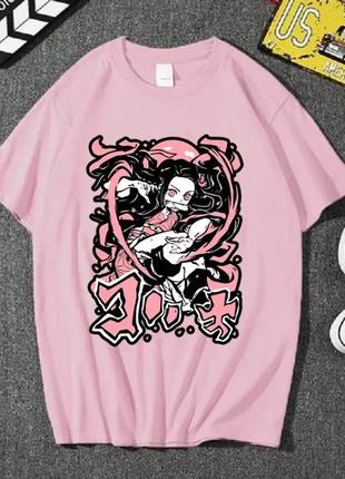 Футболка аниме 57 пудра