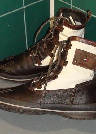 Tommy hilfiger - шкіряні зимові черевики