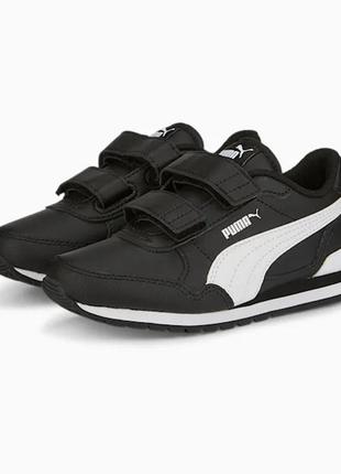 Детские кроссовки puma st runner v3 leather, 100 % оригинал