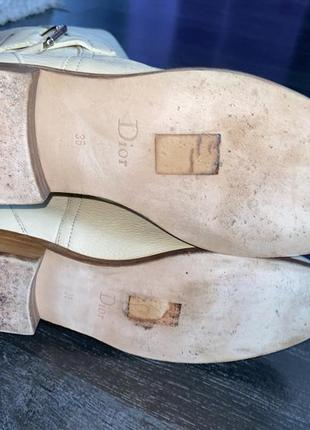 Шкіряні чоботи christian dior, оригінал, р-р 36, уст 23-23,5 см10 фото
