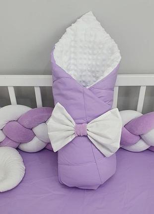 Постіль з бортиками-косами на 4 сплетіння