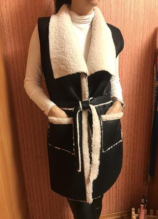 Безрукавка з хутром