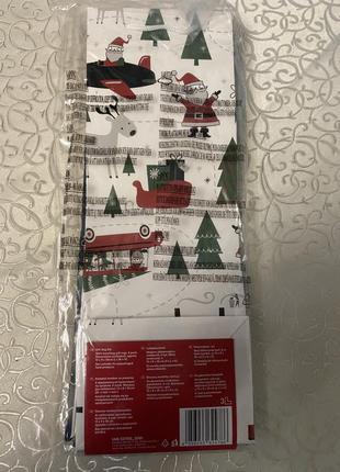 Набір пакетів 6шт новорічні пакети новогодние подарочные пакеты набор melinera