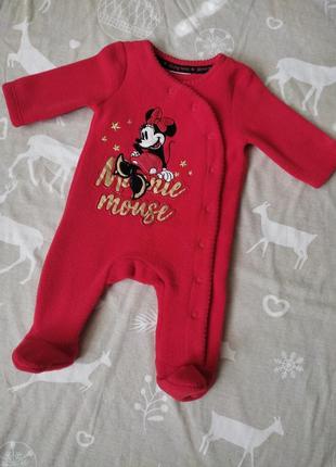 Теплий флісовий чоловічок сліп