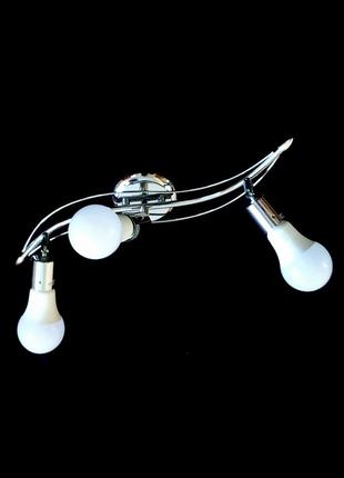 Люстра светильник корпус каркас для люстры на 3 лампы с поворотными плафонами