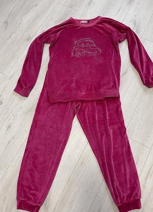 Домашний велюровый костюм