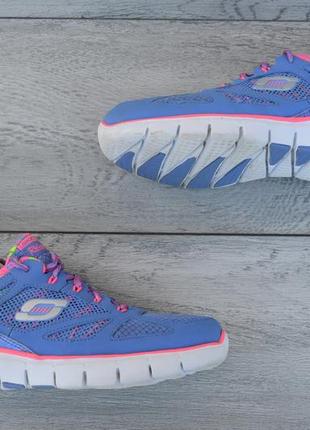 Skechers женские спортивные кроссовки синего цвета оригинал 39 размер