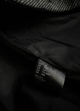 Чоловіче однобортне пальто шерстяне h&m8 фото