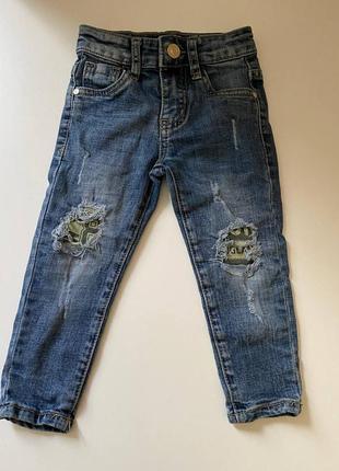 Джинсы на мальчика 12/18мес
