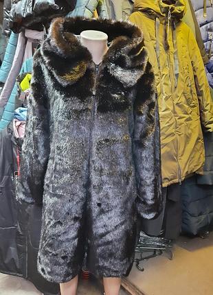 Шуба 48 р. еко хутро під норку
