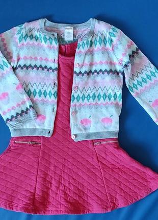 Тепла кофта і плаття сарафан gymboree, дівчинці 4 р, 104-110 см