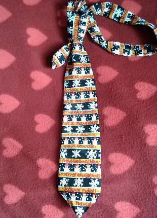 Галстук новогодний