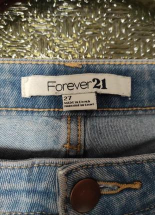 Джинси завужені forever 213 фото