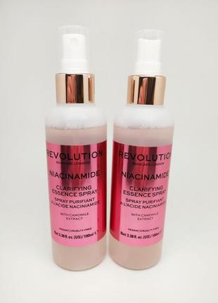 Освежающий спрей с ниацинамидом для кожи лица revolution skincare niacinamide essence spray