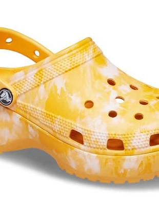 Сабо crocs classic platform graphic, w84 фото