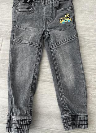 Штаны для мальчика, джинсы, размер 104, лупилу