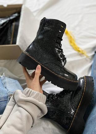 Жіночі черевики dr. martens jadon galaxy logo знижка sale 💥 smb
