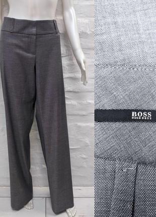 Boss hugo boss элегантные оригинальные брюки из шерсти и вискозы