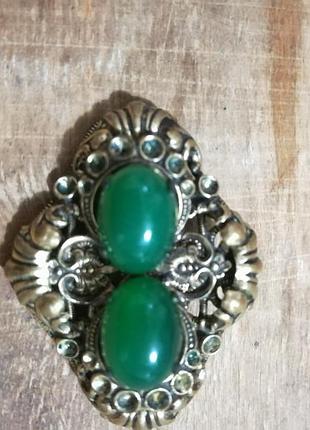 Безумной красоты винтажная брошь!