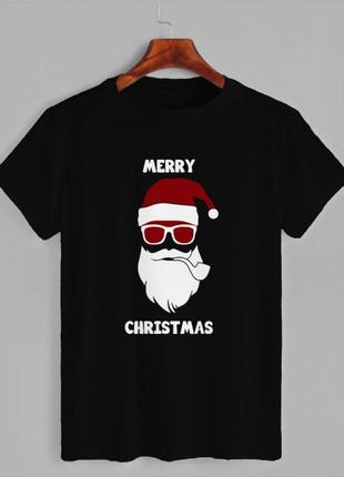 Футболка «santa clause hipster (санта клаус хипстер)»
